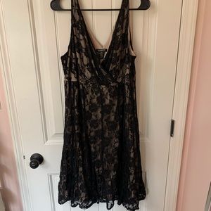 Black lace dress